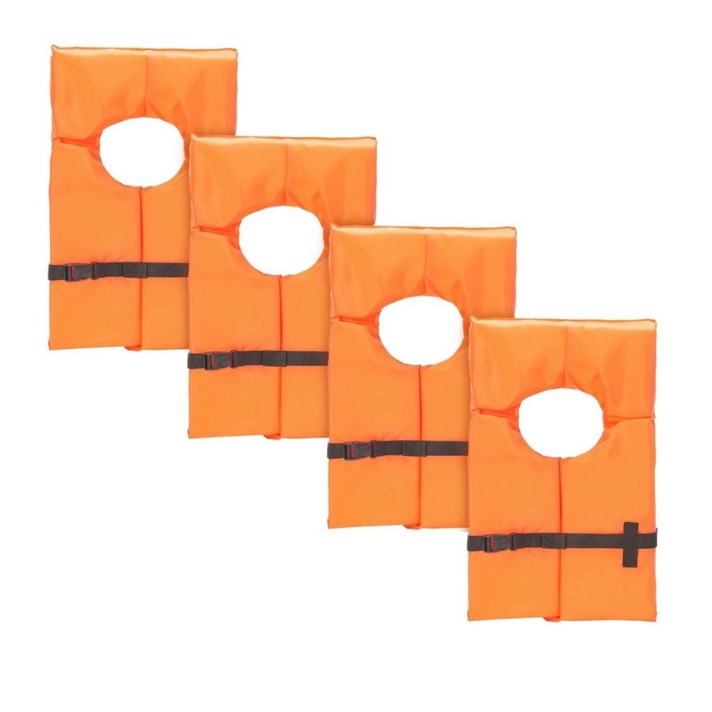 X20 4-Pack Boat Bundle: Universal Life Jacket